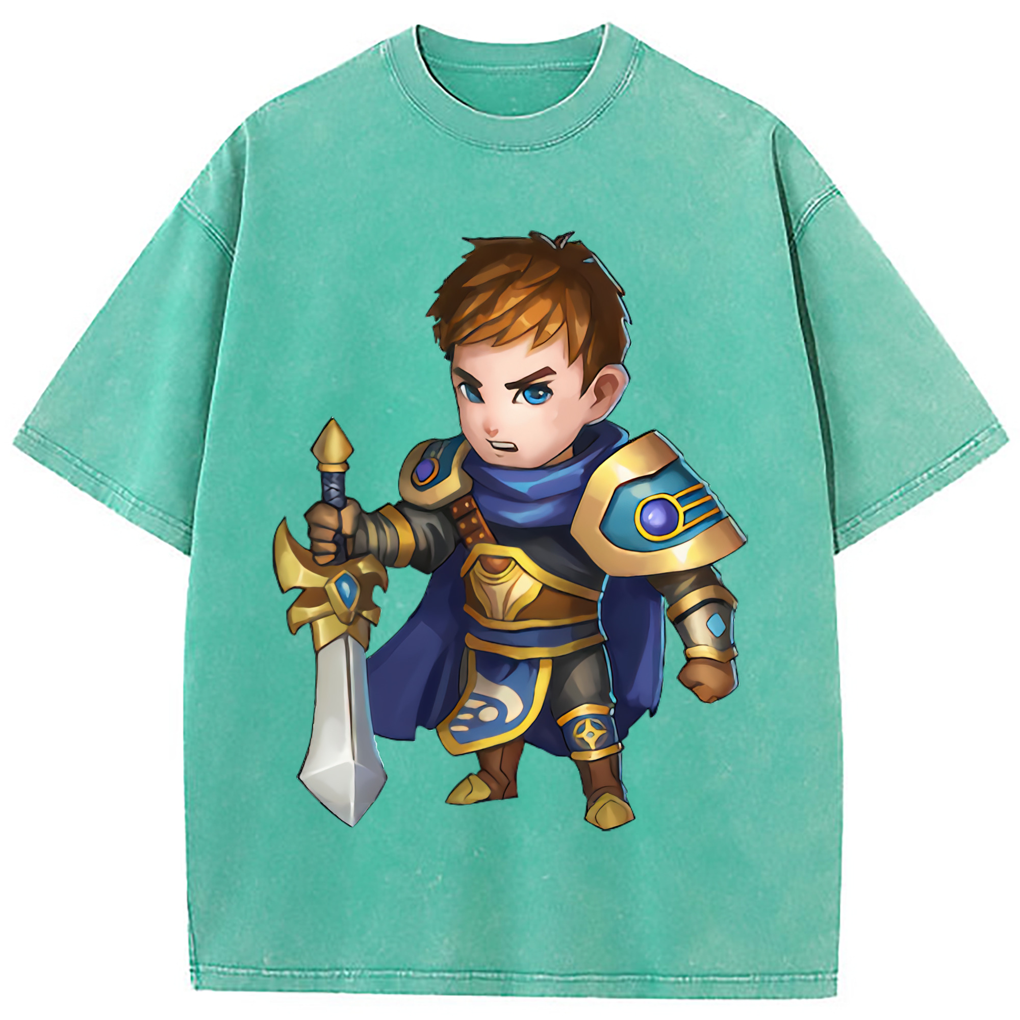 （画像用） リーグ・オブ・レジェンド League of Legends LOL 綿100% ヴィンテージ風 半袖Tシャツ（フロントプリント）